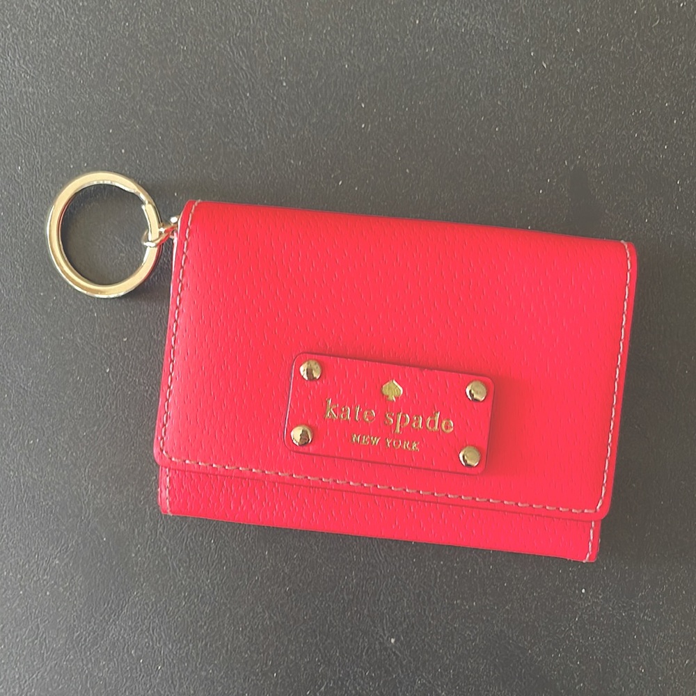 Kate Spade Wallet, card holder with inside zipper, outside “window”. BRAND NEW!